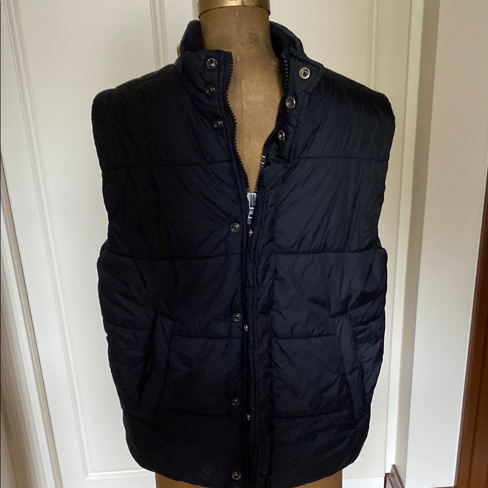 Express Men's Black Puffer Vest